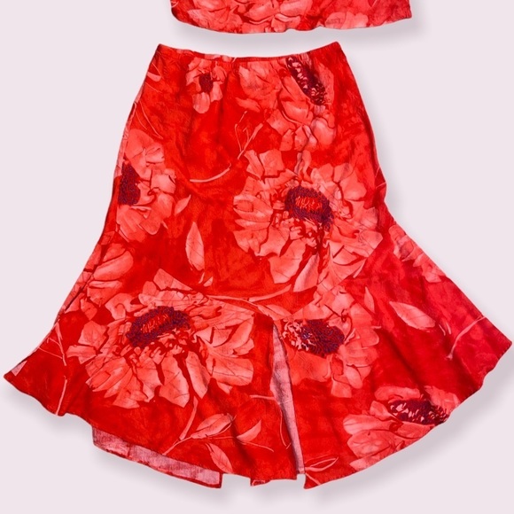 Jams World tank and skirt two piece set in BLOOM print - Picture 4 of 6